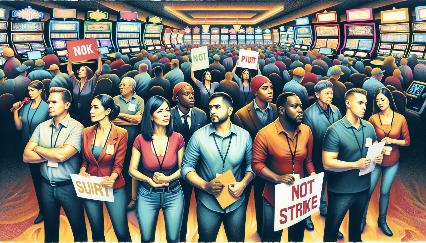 Horseshoe Indianapolis Dealers Continue Union Strike into Second Month